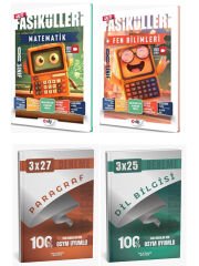 Ulti + Anla Kazan 2026 LGS Matematik Fen Fasikülleri + Anla Kazan Deneme 4 lü Set