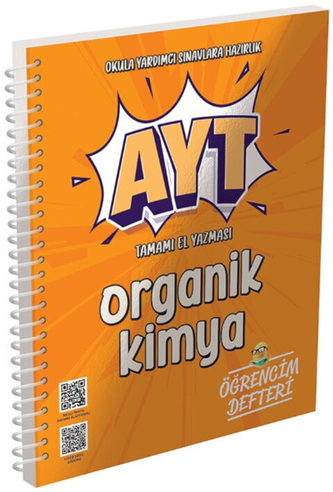 2027 Murat Yayınları AYT Organik Kimya Öğrencim Defteri
