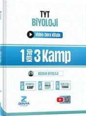 Zeduva Yayınları Biosem TYT Biyoloji 1 Kitap 3 Kamp Video Ders Kitabı