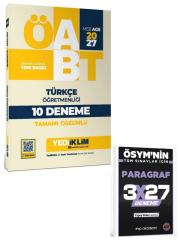 Yediiklim 2027 ÖABT MEB-AGS Türkçe Öğretmenliği 10 Deneme Çözümlü+ EVP Akademi Paragraf