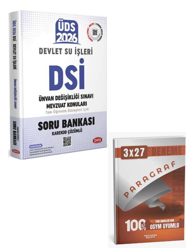 Data 2026 ÜDS Devlet Su İşleri Konu Anlatımlı+ Anla Kazan Paragraf