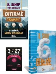 İsem + Anla Kazan 2025 LGS Bitirme Kampı + 6 Deneme + Paragraf Deneme 3 lü Set