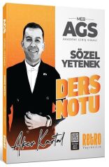 Retro 2026 MEB-AGS Sözel Yetenek Ders Notu - Aker Kartal Retro Yayıncılık