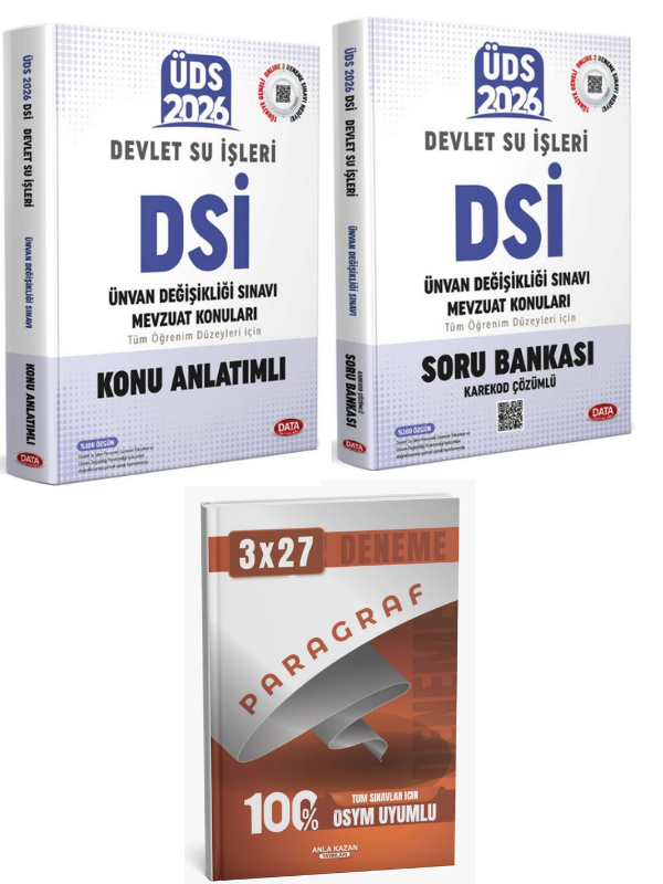 Data 2026 ÜDS Devlet Su İşleri Konu + Soru+ Anla Kazan Paragraf