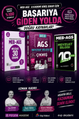 Dizgi Kitap 2026 MEB AGS Mevzuat Bilgisi Çıkmış Sorular & Pegem MEB AGS Mevzuat Deneme & EVP Akademi Mevzuat Deneme Seti
