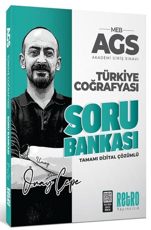 Retro 2026 MEB-AGS Türkiye Coğrafyası Soru Bankası Çözümlü - Önay Çepe Retro Yayıncılık