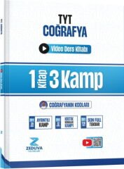 Zeduva Yayınları Coğrafyanın Kodları TYT Coğrafya 1 Kitap 3 Kamp Video Ders Kitabı