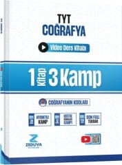 Zeduva Yayınları Coğrafyanın Kodları TYT Coğrafya 1 Kitap 3 Kamp Video Ders Kitabı