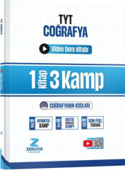 Zeduva Yayınları Coğrafyanın Kodları TYT Coğrafya 1 Kitap 3 Kamp Video Ders Kitabı