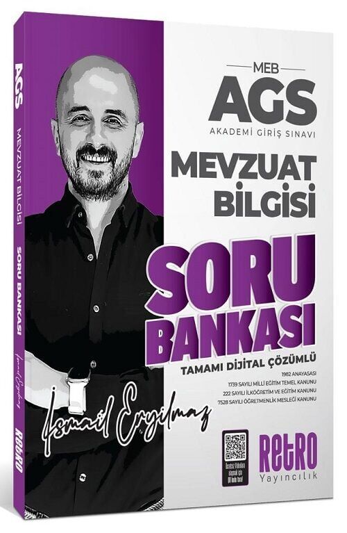 Retro 2026 MEB-AGS Mevzuat Bilgisi Soru Bankası Çözümlü - İsmail Eryılmaz Retro Yayıncılık