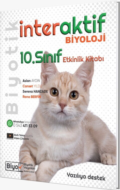 Biyotik Yayınları 10. Sınıf Biyoloji İnteraktif Etkinlik Kitabı