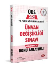 Data 2025 T.C. Tarım ve Orman Bakanlığı Ünvan Değişikliği Sınavı Ortak Konular Konu Anlatımlı Data