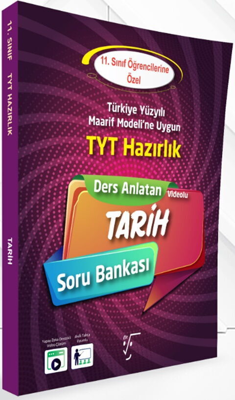 Karekök Yayınları 11. Sınıf TYT Hazırlık Tarih Ders Anlatan Soru Bankası