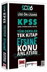 Yargı 2026 KPSS Lise Ön Lisans Efsane Konu Anlatımlı Tek Kitap Yargı Yayınları