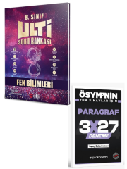 Ulti 2027 8. Sınıf LGS Fen Bilimleri Soru Bankası+ EVP Akademi Paragraf
