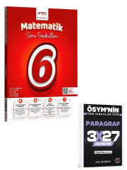 İntro 2027  6. Sınıf Matematik Soru Fasikülleri+ EVP Akademi Paragraf