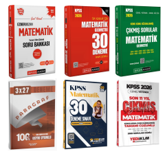 Pegem 2026 KPSS Matematik Soru Bankası + KPSS Matematik Deneme + KPSS Matematik Çıkmış Soru Seti