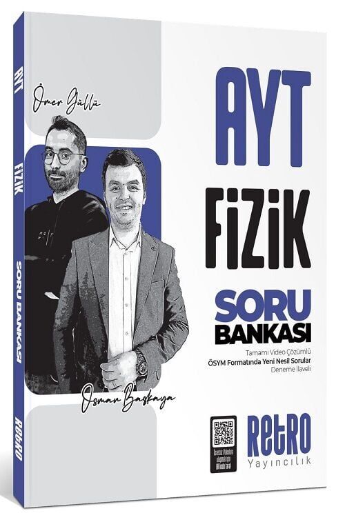 Retro YKS AYT Fizik Soru Bankası Çözümlü - Ömer Güllü, Osman Başkaya Retro Yayıncılık