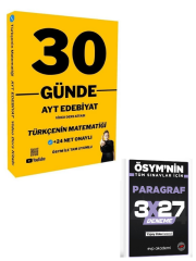 Türkçenin Matematiği 2027  YKS AYT 30 Günde Edebiyat Video Ders Kitabı+ EVP Akademi Paragraf