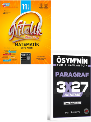 Nitelik 2027 11. Sınıf Matematik Beceri Temelli Soru Kitabı+ EVP Akademi Paragraf