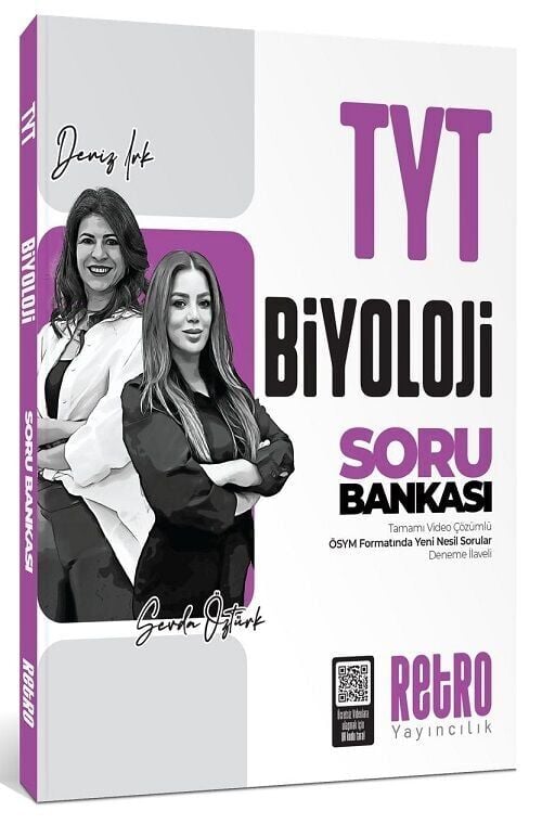 Retro YKS TYT Biyoloji Soru Bankası Çözümlü - Deniz Irk, Sevda Öztürk Retro Yayıncılık