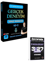 Türkçenin Matematiği YKS TYT KPSS ALES DGS Türkçe Denemeleri Gerçek Deneyim 5 Deneme+ EVP Akademi Paragraf
