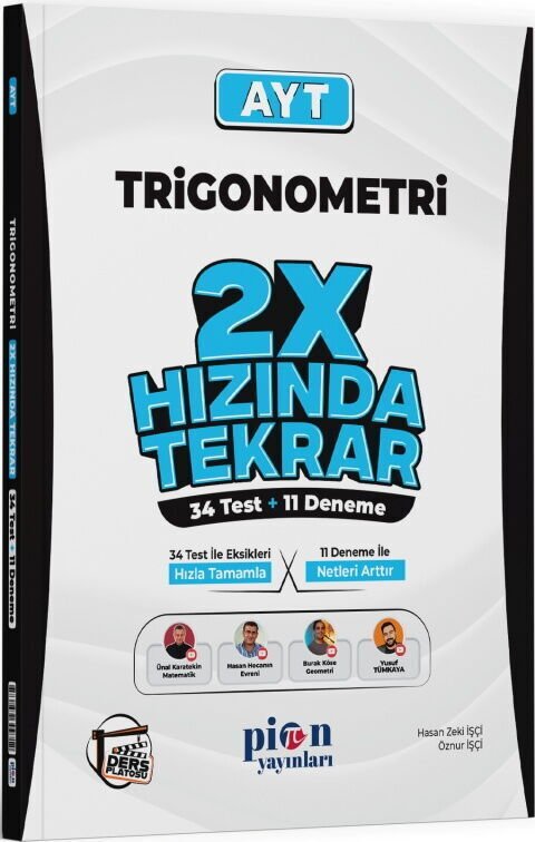 Pion Yayınları AYT Trigonometri Ders Platosu 2X Hızında Tekrar