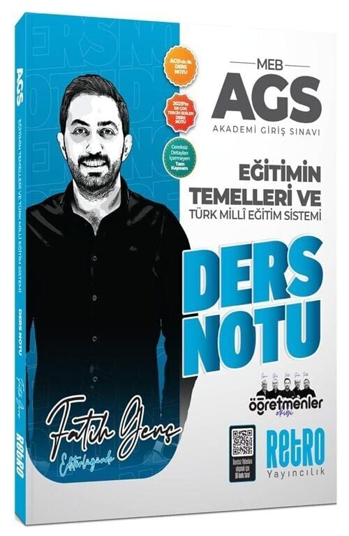 Retro 2026 MEB-AGS Eğitimin Temelleri ve Türk Milli Eğitim Sistemi Ders Notu - Fatih Genç Retro Yayıncılık