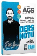 Retro 2026 MEB-AGS Eğitimin Temelleri ve Türk Milli Eğitim Sistemi Ders Notu - Fatih Genç Retro Yayıncılık