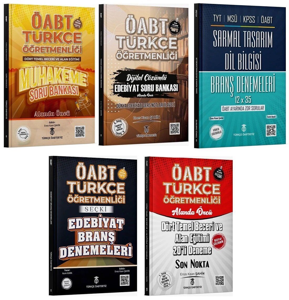 Türkçe Öabtdeyiz ÖABT Türkçe Öğretmenliği Soru Bankası + Deneme 5 li Set Türkçe Öabtdeyiz
