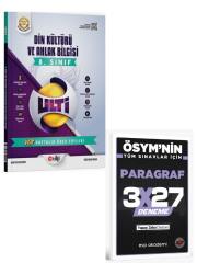 Ulti 2027 8. Sınıf LGS Din Kültürü ve Ahlak Bilgisi Haftalık Ödev Föyleri+ EVP Akademi Paragraf