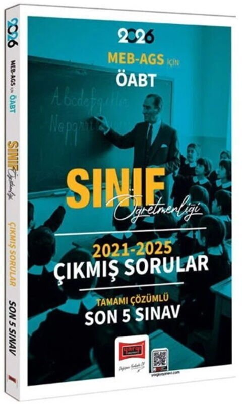 Yargı Yayınları 2026 ÖABT MEB AGS Sınıf Öğretmenliği Çıkmış Sorular Son 5 Sınav