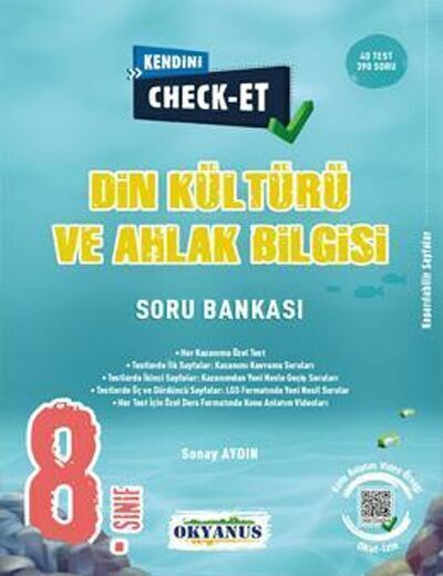 Okyanus 8. Sınıf Din Kültürü ve Ahlak Bilgisi Kendini Check Et Soru Bankası