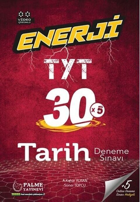 Palme Yayınları TYT Tarih Enerji 30 Deneme Sınavı