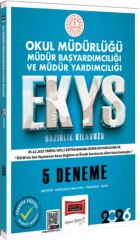 Yargı Yayınları 2026 EKYS Okul Müdürlüğü Müdür Başyardımcılığı ve Müdür Yardımcılığı 5 Deneme