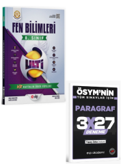 Ulti 2027 8. Sınıf LGS Fen Bilimleri Haftalık Ödev Föyleri+ EVP Akademi Paragraf
