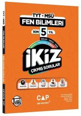 Çap Yayınları TYT MSÜ Fen Bilimler İkiz Çıkmış Sorular Son 5 Yıl Çap Yayınları