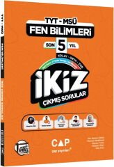 Çap Yayınları TYT MSÜ Fen Bilimler İkiz Çıkmış Sorular Son 5 Yıl Çap Yayınları