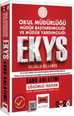 Yargı Yayınları 2026 EKYS Okul Müdürlüğü Müdür Başyardımcılığı ve Müdür Yardımcılığı Konu Anlatımı