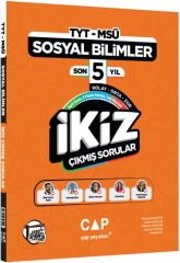 Çap Yayınları TYT MSÜ Sosyal Bilimler İkiz Çıkmış Sorular Son 5 Yıl Çap Yayınları