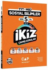 Çap Yayınları TYT MSÜ Sosyal Bilimler Ders Platosu Son 5 Yıl İkiz Çıkmış Sorular