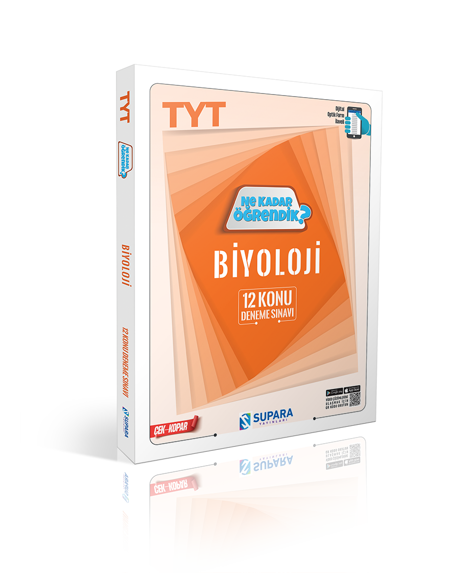 Supara TYT Biyoloji Konu Denemeleri Ne Kadar Öğrendik Supara Yayınları