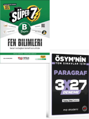 Nitelik 2027 7. Sınıf Fen Bilimleri Süper B Başarı Maarif Modeli Soru Kitabı+ EVP Akademi Paragraf