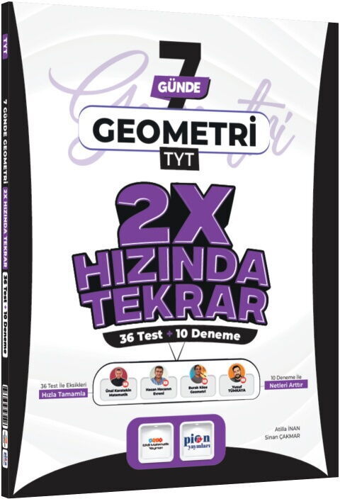 Ders Platosu TYT Geometri 7 Günde 2X Hızında Tekrar Deneme