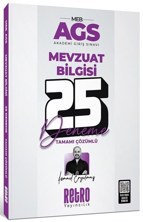 Retro 2025 MEB-AGS Mevzuat Bilgisi 25 Deneme Çözümlü - İsmail Eryılmaz Retro Yayıncılık
