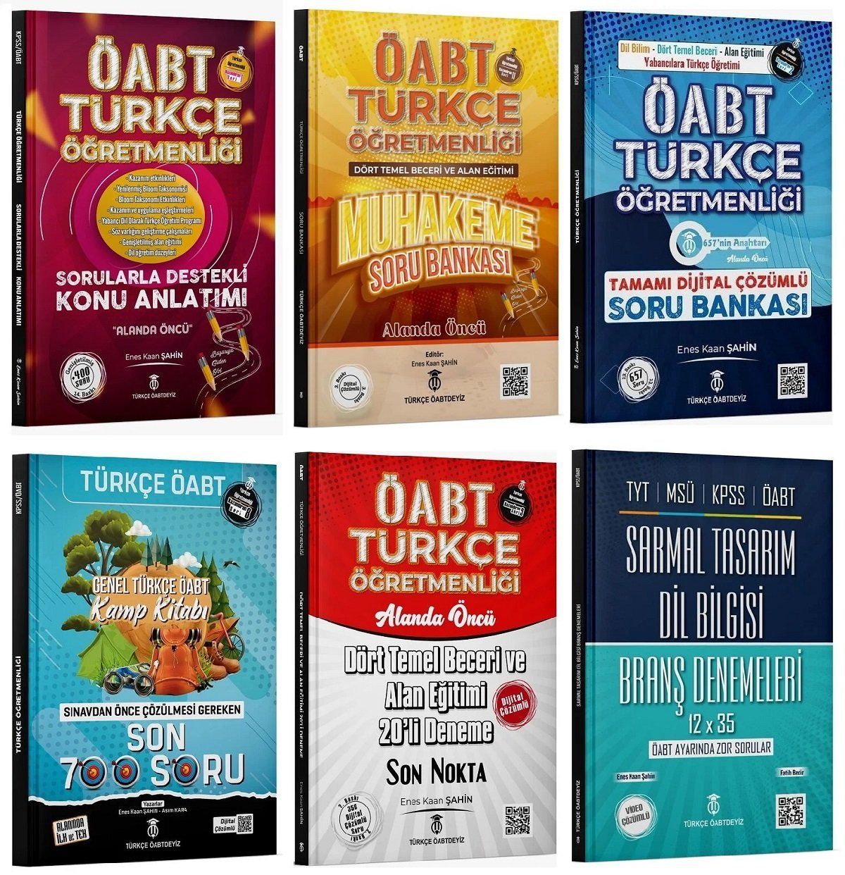 Türkçe Öabtdeyiz ÖABT Türkçe Konu + Soru Bankası + Deneme 6 lı Set Türkçe Öabtdeyiz