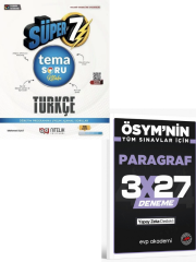 Nitelik 2027 7. Sınıf Türkçe Süper Tema Soru Kitabı+ EVP Akademi Paragraf