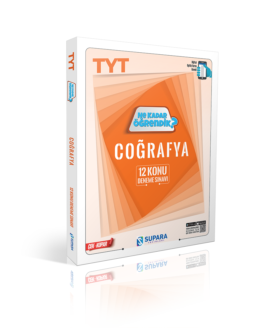 Supara TYT Coğrafya Konu Denemeleri Ne Kadar Öğrendik Supara Yayınları