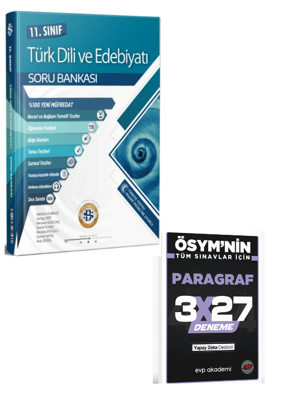 Bilgi Sarmal 2027 11. Sınıf Türk Dili ve Edebiyatı Maarif Soru Bankası+ EVP Akademi Paragraf