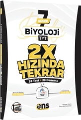ENS Yayıncılık TYT Biyoloji Ders Platosu 7 Günde 2X Hızında Tekrar